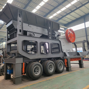 Advanced Portable Jaw Crusher Plant with Semi-Automatic Control, Motor, and Conveyor for Precise Aggregate Sizing - Product Image 6