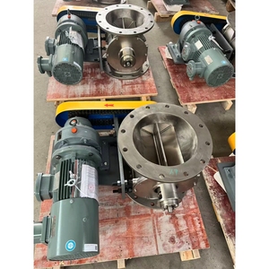 วาล์วล็อคแบบหมุนชนิดโซ่ขับ DN150-DN500, เครื่องป้อนแบบหมุนสแตนเลสสำหรับการปล่อยผงแบบป้องกันการระเบิด - Product Image 2