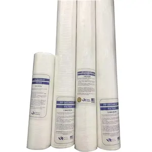 Máy Lọc Màng Lọc Thổi Tan Chảy Bằng Polypropylene Pp 50 Micron Độ Sâu Sản Xuất Pp 10 /20/30/40/50 Inch