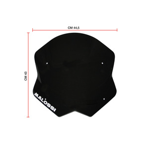 Pantalla de humo oscuro SPORT-ancho 445 x alto 430 x grosor 3 mm - Product Image 2