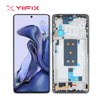 Écran tactile de haute qualité YIIFIX pour Xiaomi Poco 11T-11TPro avec cadre OLED/Incell, assemblage d'écran LCD et numériseur pour téléphone portable