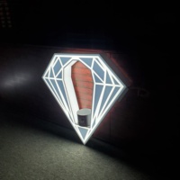 Présentoir de bouteille de boîte de nuit en forme de diamant personnalisé Glorificateur