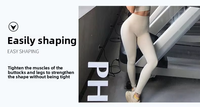 Legging olahraga wanita high waisted, ruched, butt lift, bahan lembut seperti mentega, anti tembus pandang, kompresi, peach lift, celana workout
