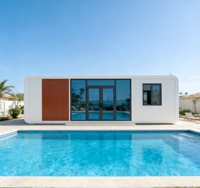 Maison Modulaire Préfabriquée, Espace de Vie Portable de Haute Qualité, Approvisionnement en Gros, Délai de Livraison Rapide pour le Marché Mondial, Adaptée aux Conditions Météorologiques Extrêmes