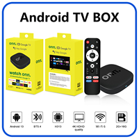 Boîtier TV intelligent Onn 4K Android 13, Allwinner H313 Quad Core, connectivité 5G, 8 Go 128 Go, télécommande vocale, lecteur multimédia en streaming