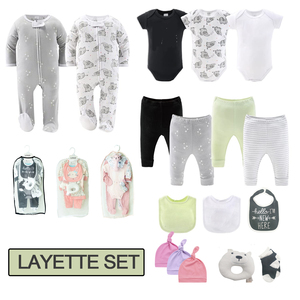 Muestra Gratuita de Conjuntos de Ropa de Bebé de Algodón Orgánico 100% GOTS, 9 Piezas, Manga Larga, Diseño Personalizado - Product Image 4