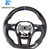 Volant en fibre de carbone forgé sur mesure pour Honda Civic Gen Accord 10e 9e 11e Fl Acura Integra DC2 DC5 CV1 DE4 Rsx Tsx Tlx