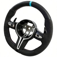 Volant personnalisé noir LCI M pour BMW E71 E87 E92 E93 M3 F02 F10 F22 F30 F32 F82 M2 M4