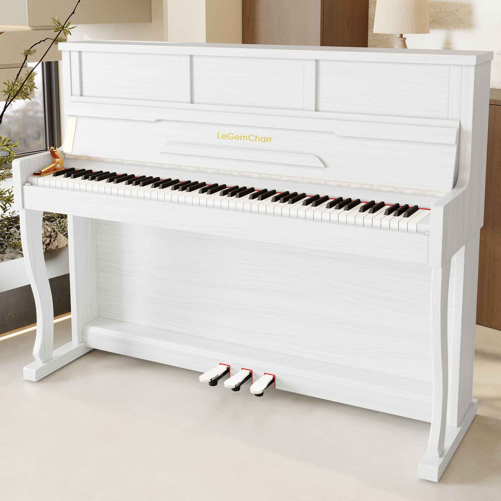 Wood grain white