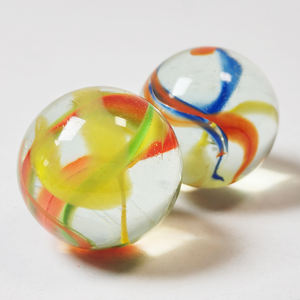 儿童游戏派对散装批发玻璃大理石高级透明彩色玻璃大理石 - Product Image 3