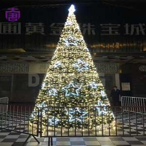 LED Christmas Tree with Built in <b>Lights</b> Pre Lit Artificial Tree for Indoor Home Mall Holiday Decoration - Product Image 3