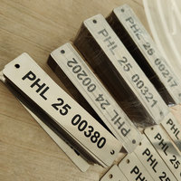 Plaque de signalisation personnalisée avec nom de marque, logo métallique 3D gravé et peint, étiquette gravée au laser, plaque signalétique métallique