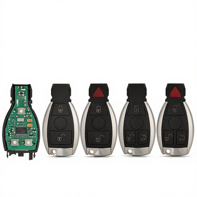 Smart Remote Key with 3 Buttons for Mercedes Benz 2000+ Years Supports Original NEC and BGA 433.92MHz