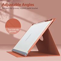 Étui de protection personnalisé pour tablette R2 10,3 pouces avec réglage multi-angles, support rotatif à 360° pour e-book et porte-stylo
