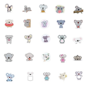 50 pièces <span class=keywords><strong>Koala</strong></span> mignon fille autocollant étiquette pour calendrier ordinateur portable téléphone portable bagages bouteille vinyle étanche autocollants - Product Image 6