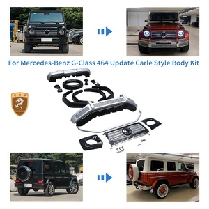 Kit Carrozzeria Stile Carl Retrò per Aggiornamento Facelift Mercedes Benz G Wagon W464, Assemblaggio Paraurti, Griglie Anteriori, Telaio, Passaruota Allargati - Product Image 2
