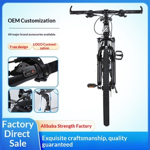 Vélo de montagne 26/24 pouces, 21/27 vitesses, pour hommes et femmes adultes, double frein à disque, cadre en acier à haute teneur en carbone, vélo de <span class=keywords><strong>cross</strong></span>-<span class=keywords><strong>country</strong></span> - Product Image 4