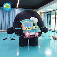 Costume gonflable de mascotte de dessin animé en forme d'oeuf personnalisable souffleur de ballons en matériau Oxford pour défilé Performance Party Promotion