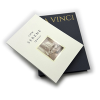 Boîtes en papier vides personnalisées, impression dorée, boîtes décoratives pour livres, pour hôtel