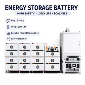 Batterie DDP Deye BOS-B Pro-A3 241,15 kWh Stock UE LiFePO4 48V Système Modulaire Empilable IP54 RS485 Hybride pour Stockage d'Énergie Domestique sur Réseau - Product Image 1