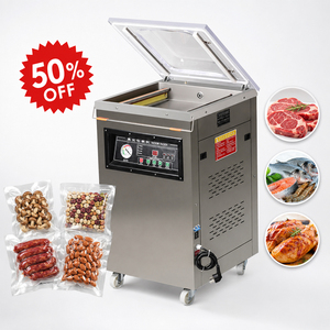 Machine d'emballage sous vide automatique verticale à double ou simple chambre pour aliments - Product Image 1