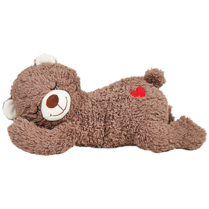 Peluche pour chien avec son <span class=keywords><strong>de</strong></span> <span class=keywords><strong>battement</strong></span> <span class=keywords><strong>de</strong></span> cœur, coussin apaisant, jouet anti-morsure pour le sommeil et le grincement des dents - Product Image 1