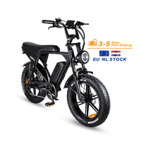 Vélo électrique tout-terrain OUXI C80 V8 Pro avec moteur arrière, pneus larges et double frein à disque – Entrepôt UE