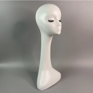 Elegante modelo de cabeza de cuello de cisne para exhibición de peluca, cabeza de maniquí profesional para peinado y escaparate de salón de belleza - Product Image 6