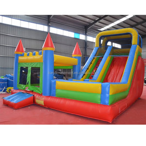 Castello Gonfiabile 6x7m Brevettato, Classico Rosso e Blu, con Scivolo - Il Più Venduto - Product Image 2