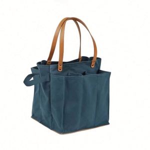 Custom Logo <b>Printing</b> Blank Plain Pocket Shoulder Handle Cotton Canvas Tote Bags - Product Image 5