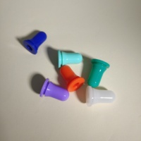Ampoule compte-gouttes en silicone Offre Spéciale de 18mm Ampoule compte-gouttes de couleur Tétine NBR Bouchon de bouteille d'huile essentielle