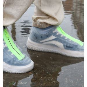 Custom Universal Non-Slip Silicone Dispenser Waterproof Shoe <b>Covers</b> With Zipper Outdoor Rain Gear Travel - Product Image 3