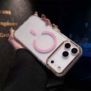 Funda Magnética Transparente con Brillantina para iPhone 17, 17 Air, 16 Pro Max, 15, 14, con Carga Inalámbrica, Carcasa Trasera Suave y Transparente - Product Image 6