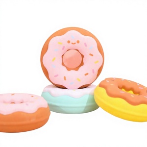 Leuke creatieve 3D cartoon donut niet-giftige potloodgum groot formaat student briefpapier cadeau kinderen festival prijs schrijven tekenen - Product Image 1