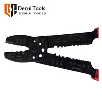 Pince à sertir et à dénuder manuelle multifonction de qualité industrielle Dreame Tools HS-313 en acier à haute teneur en carbone avec mâchoires dentelées métriques
