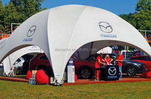 Tente dôme croisée en aluminium robuste pour événements, festivals et fêtes - Product Image 5