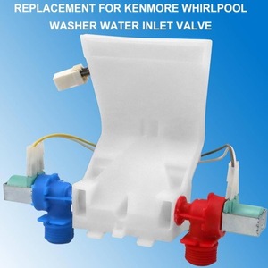 Valve d'entrée pour lave-linge W10144820, W10311458, W10140911, 120V, électrique, en plastique, accessoire facile à installer - Product Image 2