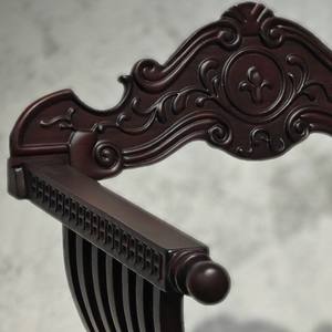 Khách sạn sang trọng nhà hàng và biệt thự sống ăn uống ghế Ý phong cách <span class=keywords><strong>Baroque</strong></span> chạm khắc gỗ ghế cánh tay - Product Image 2