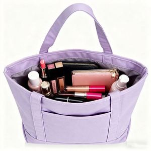 <b>Large</b> Capacity Canvas Tote <b>Bag</b> for Women Retro Casual Minimalist Single Shoulder Handbag - Product Image 2