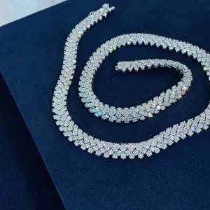 Подгонянное роскошное бриллиантовое ожерелье High end Handmade женские украшения