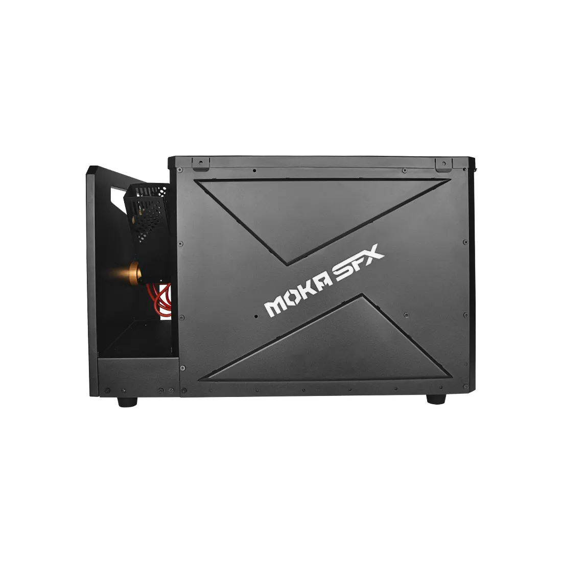 MOKA SFX Rainproof IP65 Moving Head Flame Projector 8-10M Wave Flame Thrower DMX Fire Flame Machine for Stage DJ Concert
