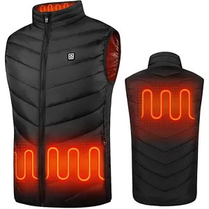 Customizable Versatile Size-flexible Outdoor Temperature-controlled Heating Hunting Vest With Adjustable Custom Fit Outerwear