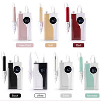 Ponceuse à ongles sans fil professionnelle, durable, sans balais, 35 000 tr/min, portable, rechargeable, pour usage professionnel