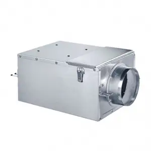 Factory Direct 4" Inline Fan Low Temperature Rise Motor 220V Silent Ventilation Acoustic HEPA Filter Box Fans