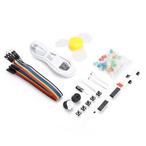 Tscinbuny Kit pemula dasar dengan kabel USB tipe-c <span class=keywords><strong>5</strong></span> warna berbeda <span class=keywords><strong>LED</strong></span> 70MM kipas daun lembut beberapa modul UNTUK <span class=keywords><strong>Arduino</strong></span> - Product Image 3
