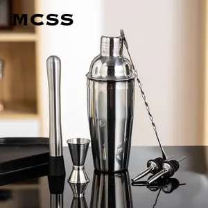 Steel Cocktail Shaker Set For Drink Mixing Steel Gift Cocktail Shaker Set For Drink Mixing