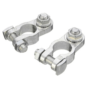 QY Battery <b>Terminal</b> Lug Connectors Brass 1 Pair For Car Boat Motorcycle Universal Use - Product Image 3