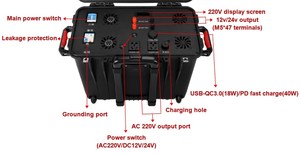บริการ OEM เครื่องกำเนิดไฟฟ้าพกพาแบบลิเธียมสำหรับใช้งานกลางแจ้ง AC 220v 3000w 2072wh - Product Image 6