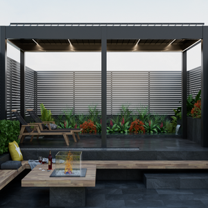 <strong>3X3</strong> 3X4 3.5X5 3X5 Aluminium <strong>Tiles</strong> for Bioclimatique Retractable Roof Outdoor Waterproof Pergola Manufacturers - Product Image 3