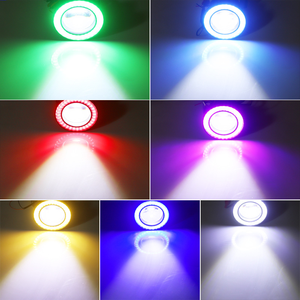 Fari <span class=keywords><strong>Fendinebbia</strong></span> LED COB da 2,5, 3, 3,5 Pollici, 30W, Bianco, Giallo, Rosso, Blu, Luci Diurne per Auto da 64mm, 76mm, 89mm - Product Image 6